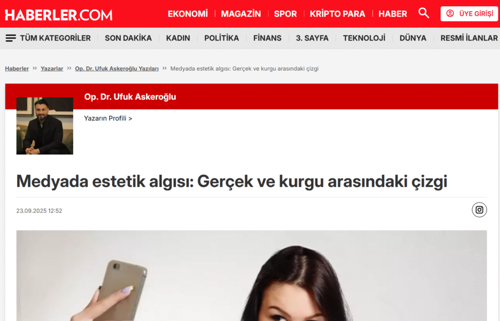 Medyada estetik algısı: Gerçek ve kurgu arasındaki çizgi